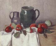 Felix Vallotton Still life with Jug and Apples France oil painting artist